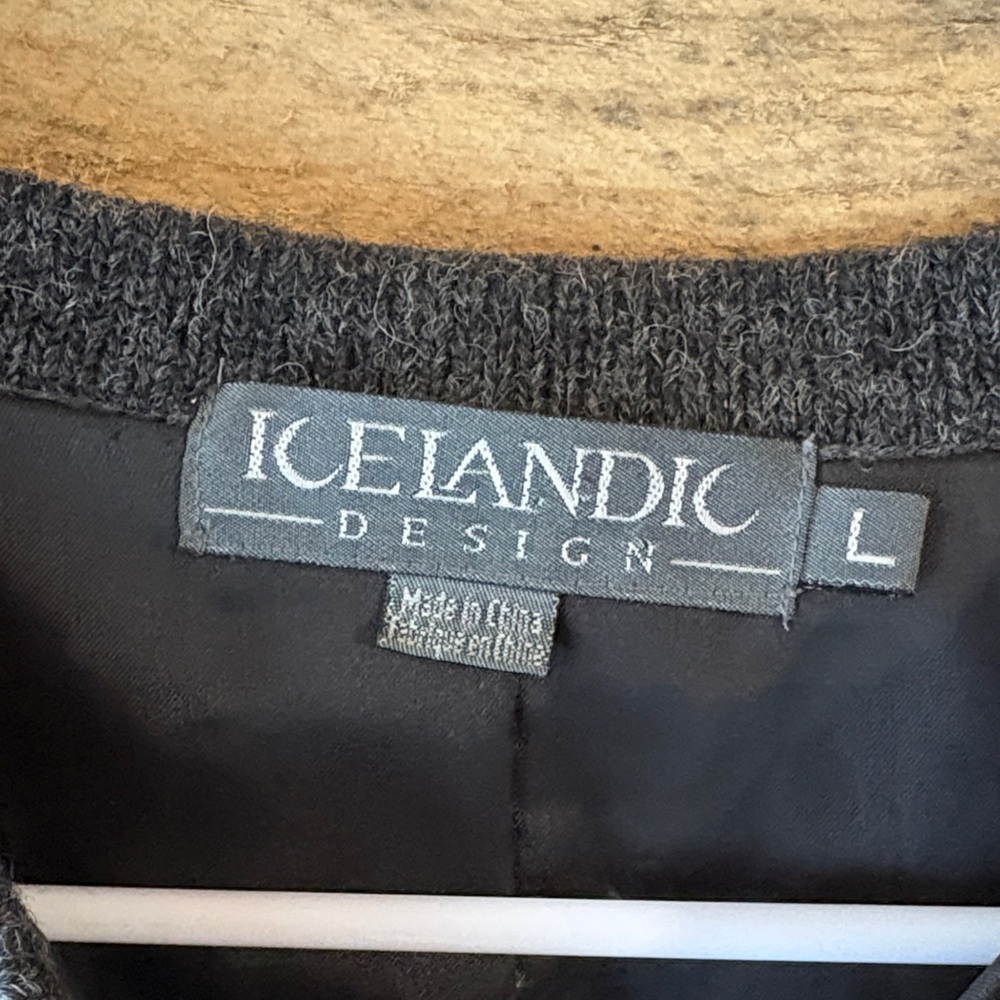 Icelandic Design Button Down Sweater Jacket - image 2